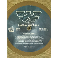 Waylon & Jessi Leather and Lace 1981 RCA Label Award - Record Award