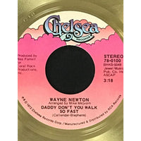 Wayne Newton Daddy Don’t You Walk So Fast 1972 label award - Record Award