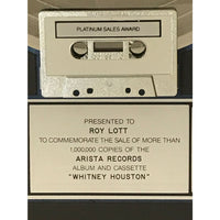 Whitney Houston debut RIAA Platinum LP Award - Record Award