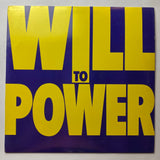 Will to Power Self-Titled 1988 Promo LP - Media