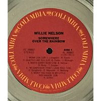 Willie Nelson Somewhere Over The Rainbow label award - Record Award
