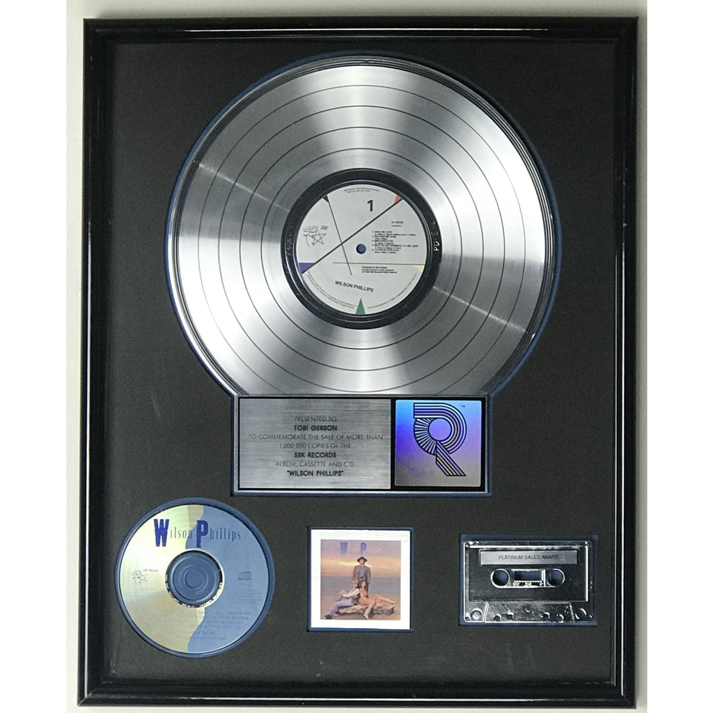 Wilson Phillips debut RIAA Platinum Album Award