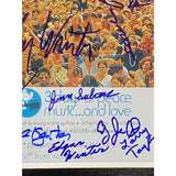 Woodstock Poster & Ticket Collage Signed By 21 Acts w/Epperson LOA
