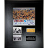 Woodstock Poster & Ticket Collage Signed By 21 Artists w/Epperson LOA - Music Memorabilia Collage