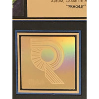 Yes Fragile RIAA Gold Album Award
