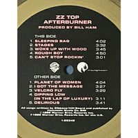 ZZ Top Afterburner RIAA Gold LP Award - Record Award